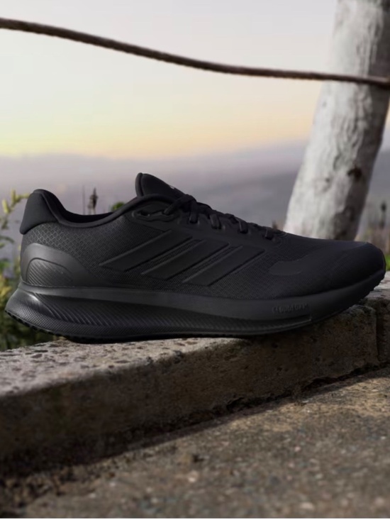 NWB Adidas Runfalcon 5 IE8812 Black‎ Running Shoes Sz 12 main image 5